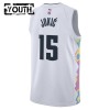 Maillot Enfant Denver Nuggets Nikola Jokic 2024-25 Nike City Edition Blanc Swingman